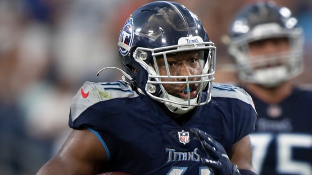 Chicago Bears fullback Khari Blasingame (35) walks off the field after an  NFL football game against the Houston Texans, Sunday, Sept. 25, 2022, in  Chicago. (AP Photo/Kamil Krzaczynski Stock Photo - Alamy