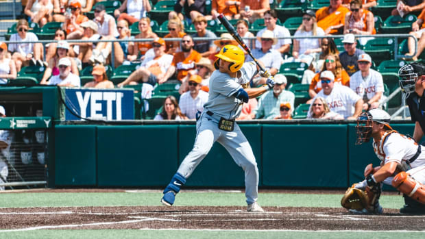 West Virginia Mountaineers infielder JJ Wetherholt.