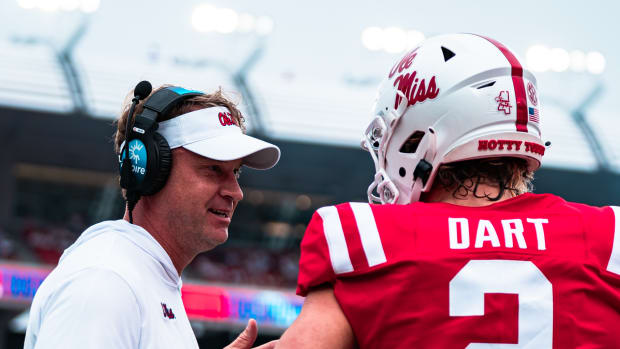 Jaxson Dart was officially named Ole Miss' starting quarterback on Monday. (Photo courtesy of Ole Miss Athletics)