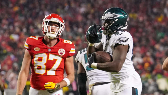 eagles travis kelce chiefs