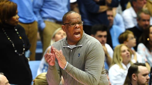 UNC basketball head coach Hubert Davis