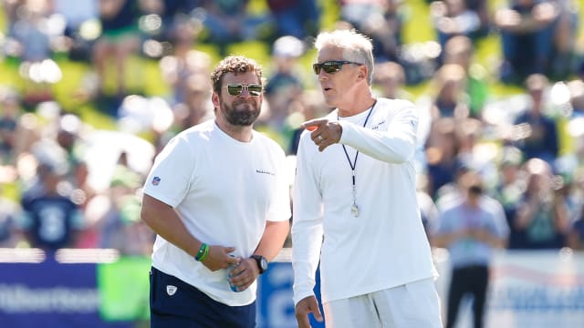 John Schneider and Pete Carroll