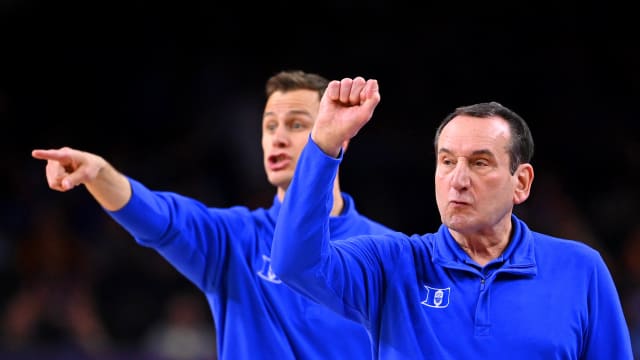 Duke basketball's Jon Scheyer and Mike Krzyzewski