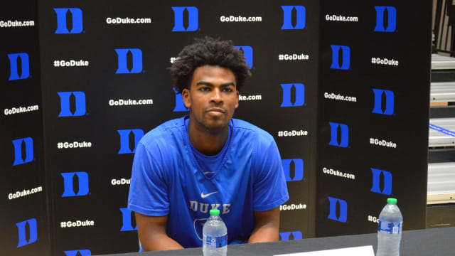 Duke basketball forward Sean Stewart