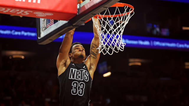 Brooklyn Nets center Nic Claxton 