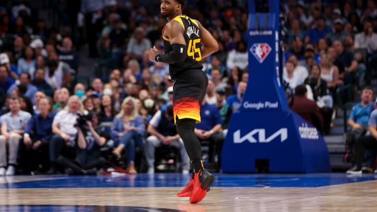 Donovan Mitchell teases new signature adidas shoe at MLB Celebrity