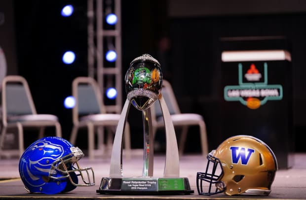 Vegas Bowl helmets