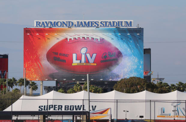 Tampa Bay Buccaneers Raymond James Stadium Super Bowl LV Celebration 8 x  10 Football Photo - Dynasty Sports & Framing