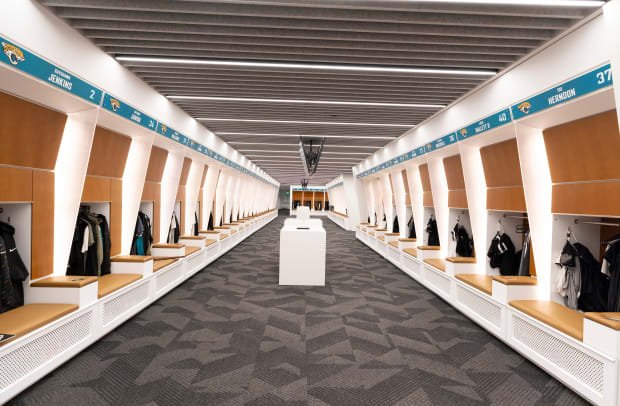 jacksonville jaguars locker room