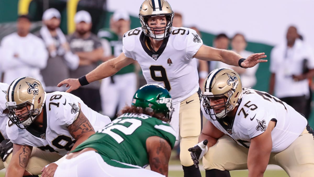 NFL preseason: Drew Brees is sharp in Saints' win over Jets - Los Angeles  Times