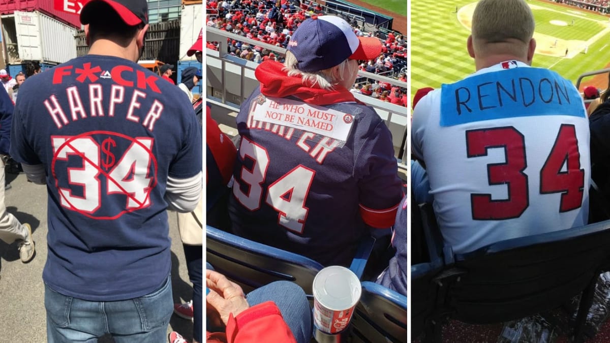 This Nationals Fan's Modified Bryce Harper Jersey is a New Level
