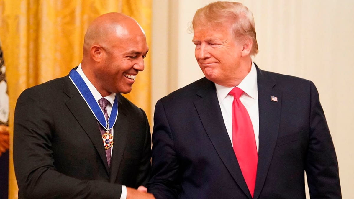 Yankees legend Mariano Rivera receives Medal of Freedom