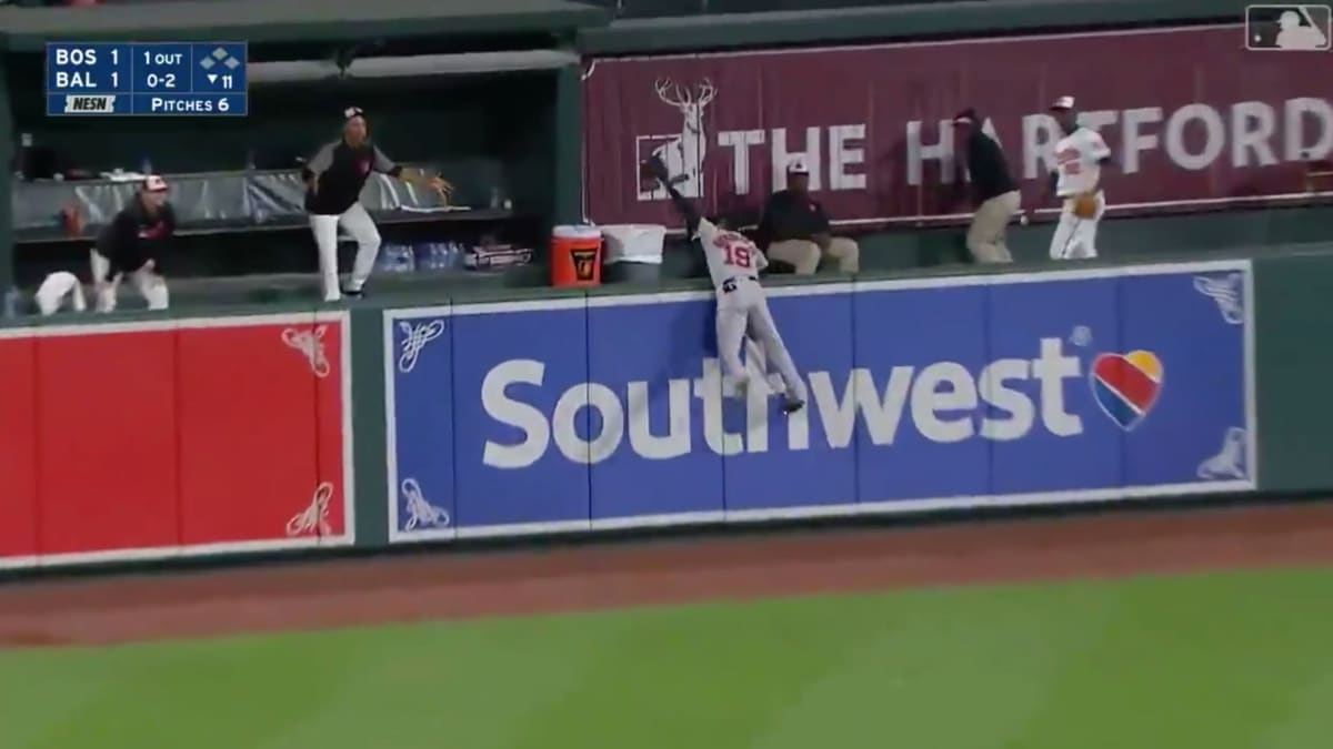 Jackie Bradley Jr. unleashed an insane 11th inning throw to save the Red Sox