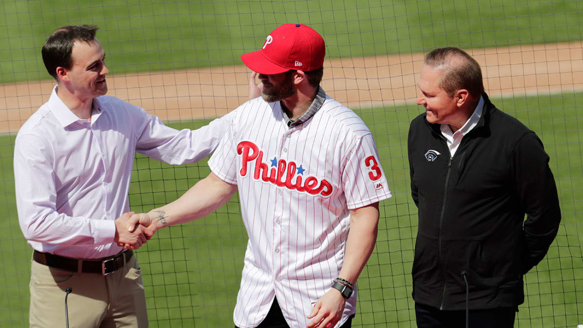 2019 Bryce Harper Game-Used Spring Training Jersey - Phillies Debut