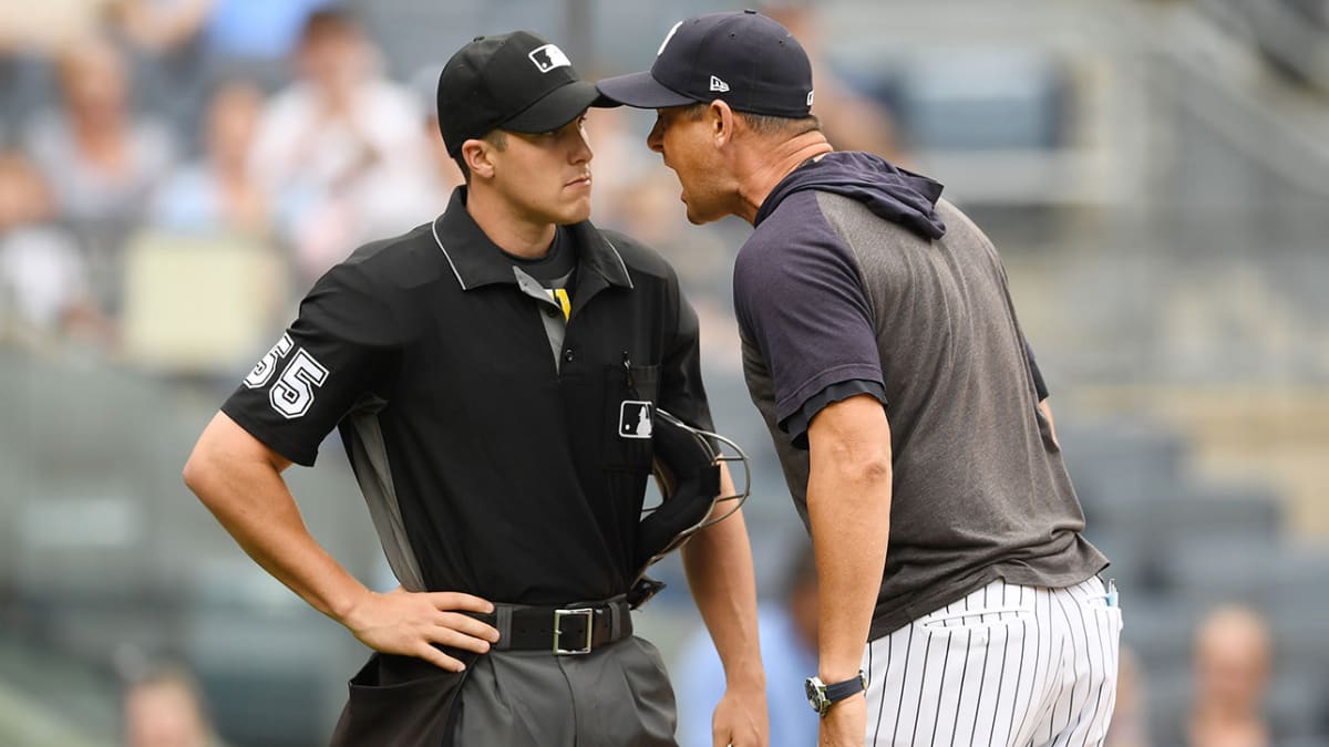 Aaron Boone's '(bleeping) savages' umpire rant 'was the best PR' to win  over Yankees fans, claims big brother Bret Boone 