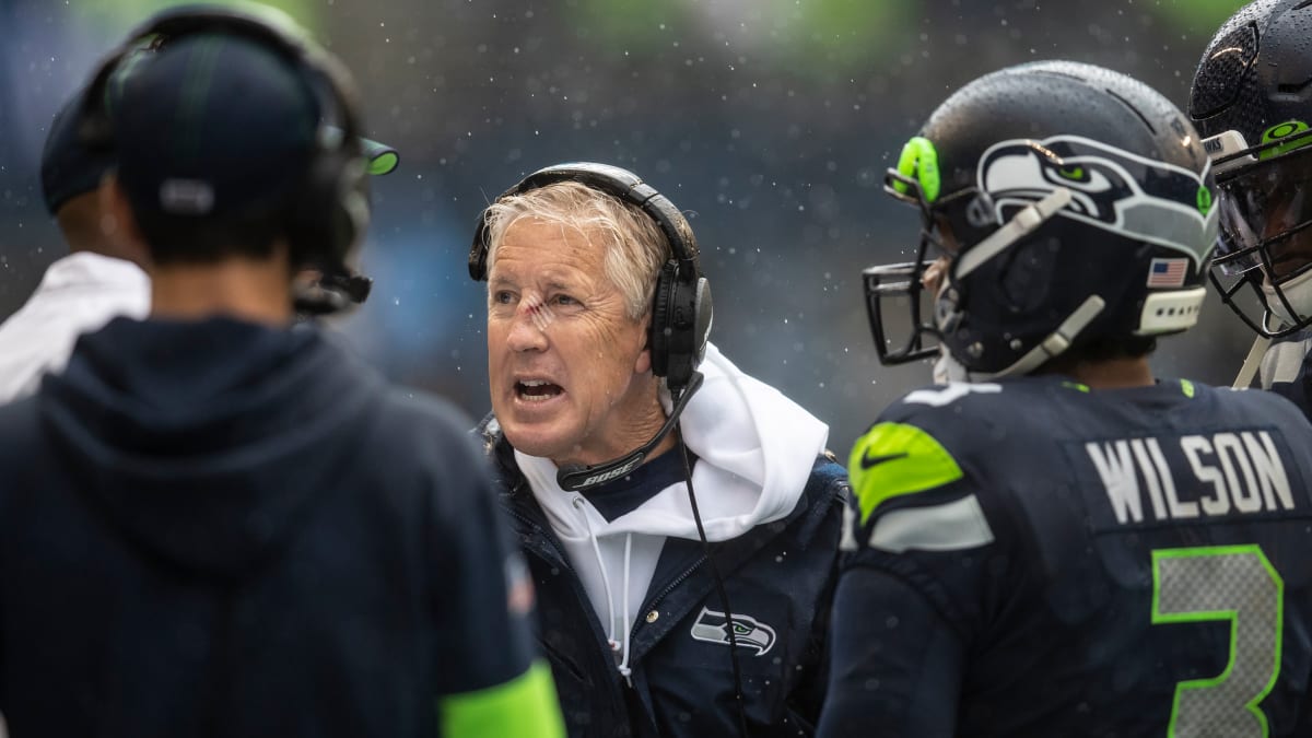 He's been penalized severely': Pete Carroll teases Seahawks' Cody Barton  about errant throw at coach's nose