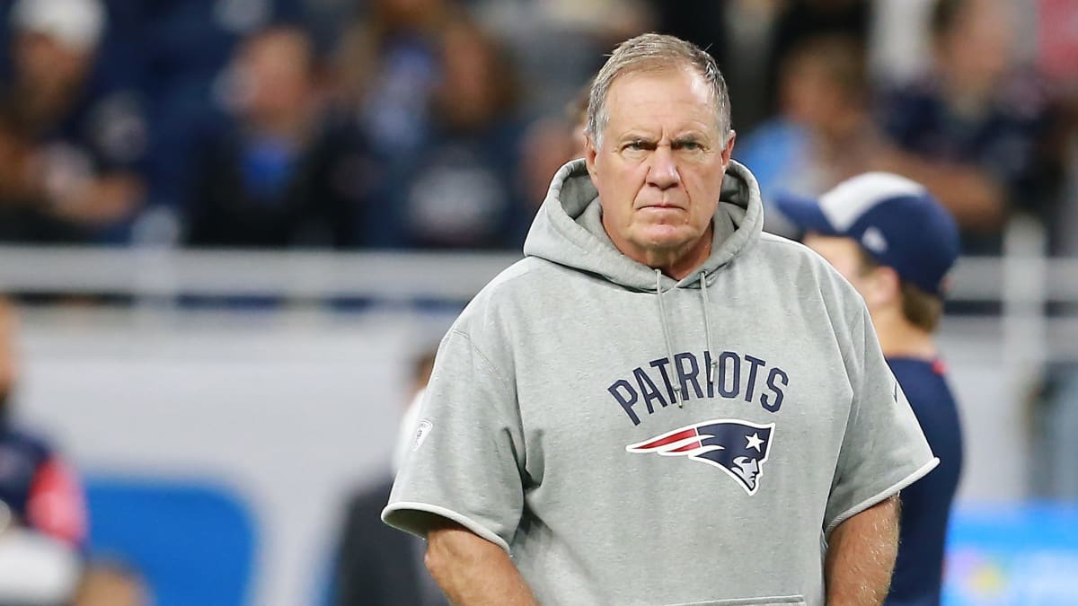 Bill Belichick's Hoodie & Sleeveless Sweatshirt Look