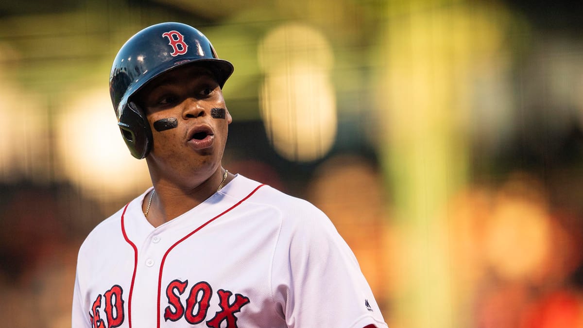 Rafael Devers records first six-hit, four-double game in modern