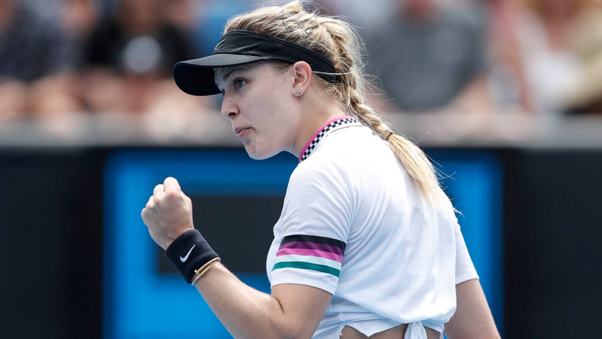 Tennis: Genie Bouchard made good on her Super Bowl bet with random fan - NZ  Herald