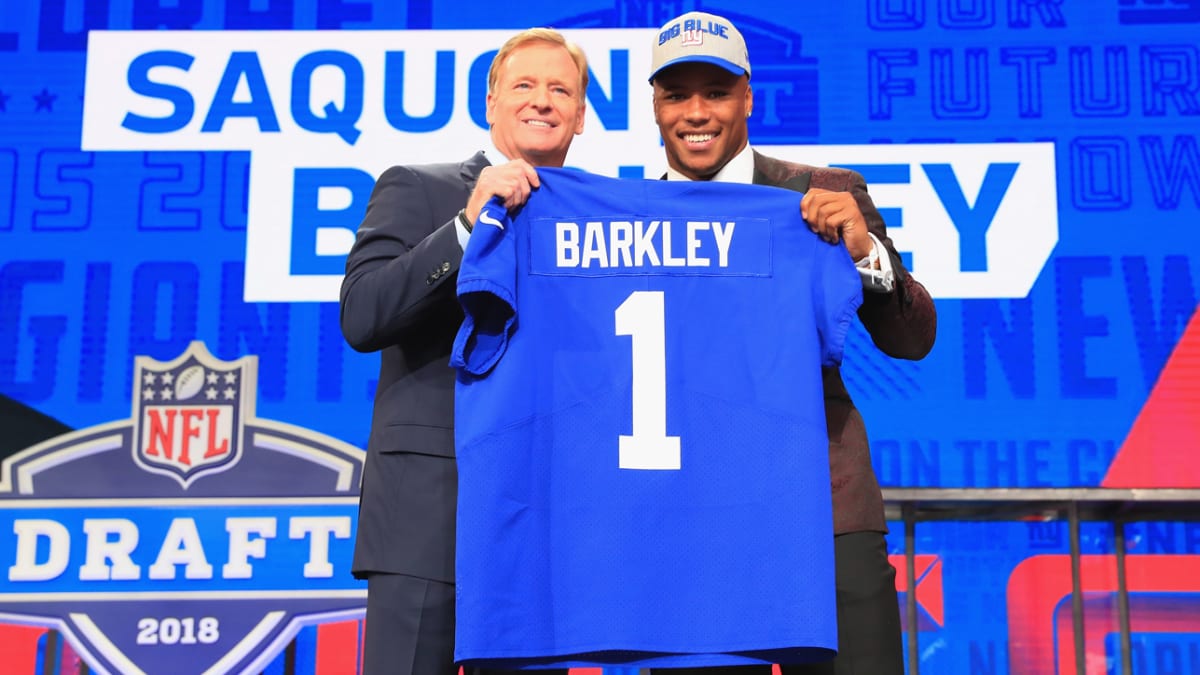 Giants icon Tiki Barber reacts to Saquon Barkley news