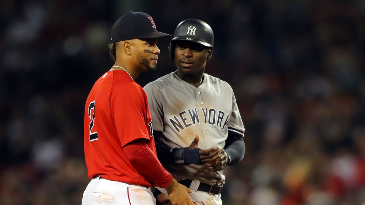 Netherlands' Xander Bogaerts, Didi Gregorius connect for an