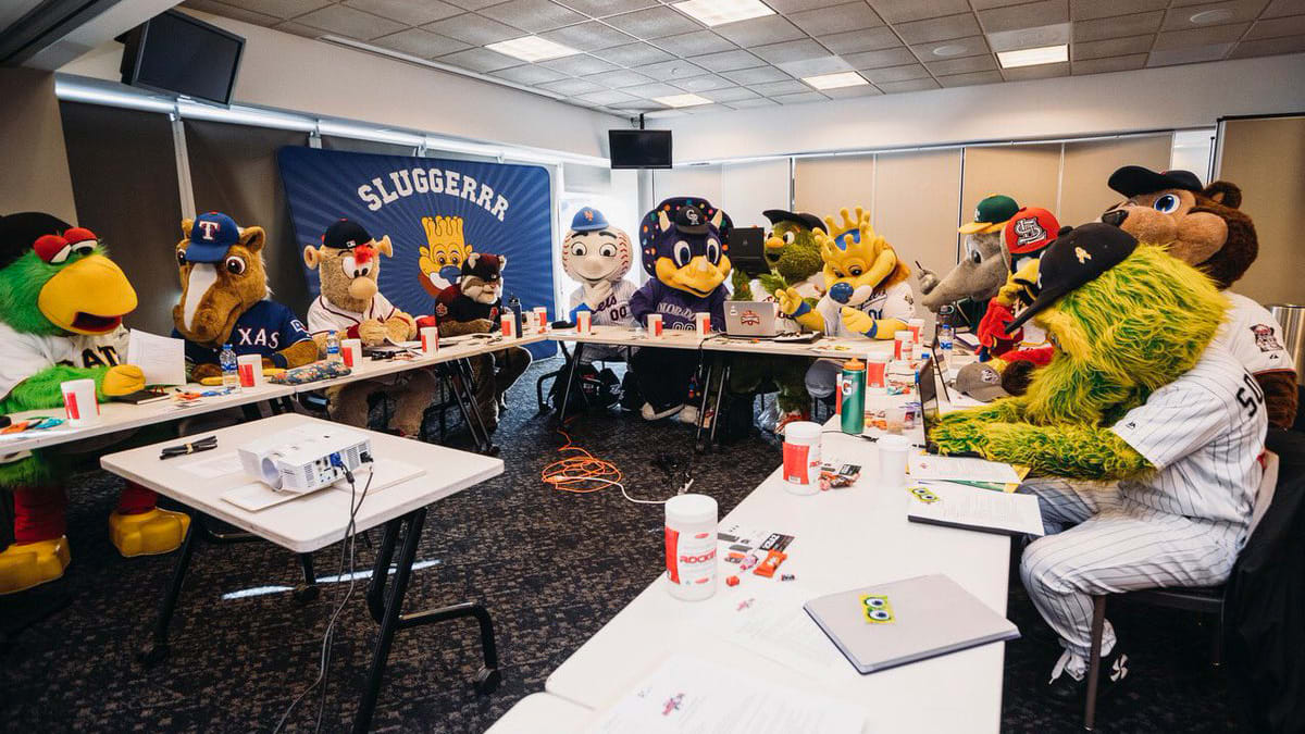 Major League Baseball's Mascot Conference is underway right now in