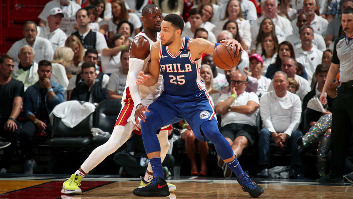 NBA News 76ers' Ben Simmons Becomes First Rookie Since Lakers' Magic  Johnson With Triple-Double In NBA Playoffs