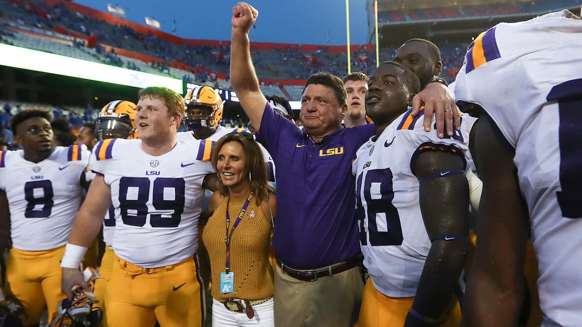 LSU football: Ed Orgeron's wife Kelly has inspiring story - Sports  Illustrated