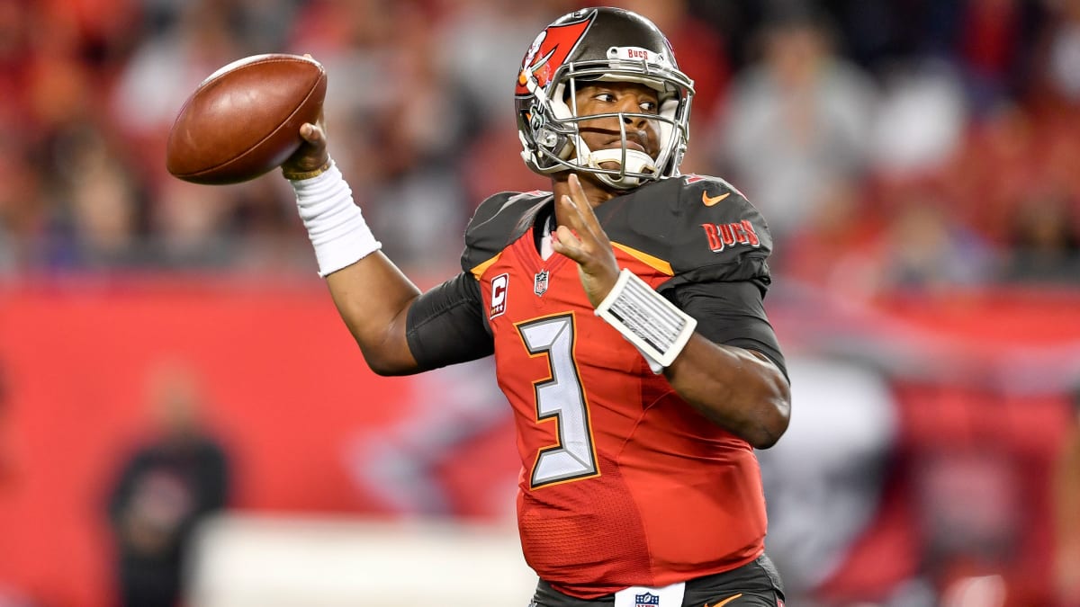 Bucs fans wear Jameis Winston's No. 3, some uneasily