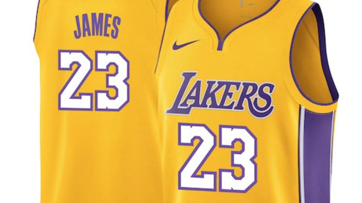 lebron james lakers jersey number