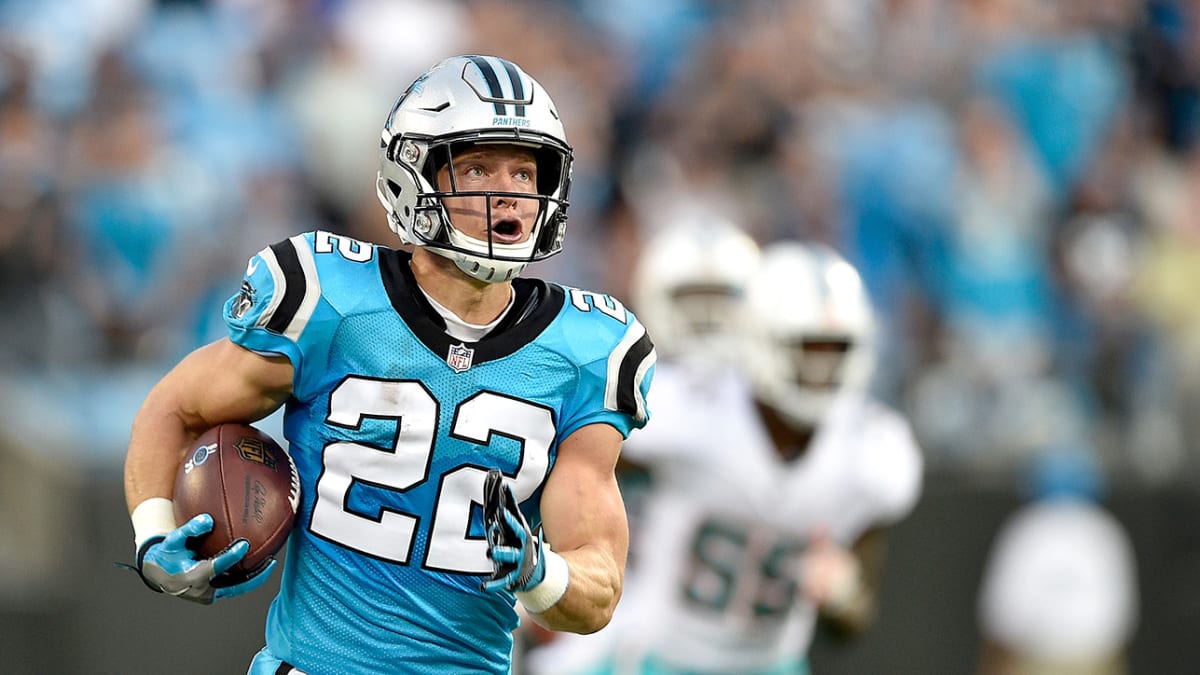 Christian McCaffrey Carolina Panthers Snow (24x36) inches