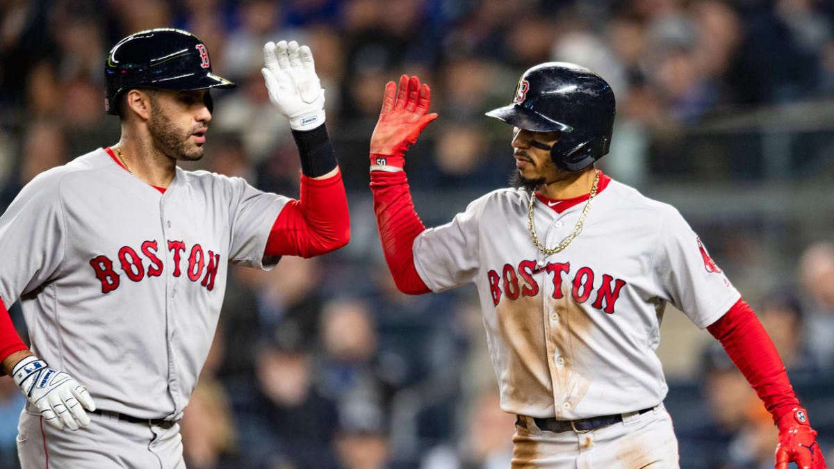 Photo: Mookie Betts and J.D. Martinez pose for cover of Red Sox