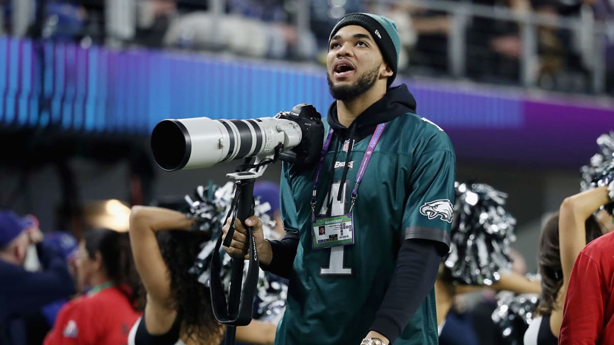 Karl-Anthony Towns wears Free Meek Mill jersey to Super Bowl - Sports  Illustrated