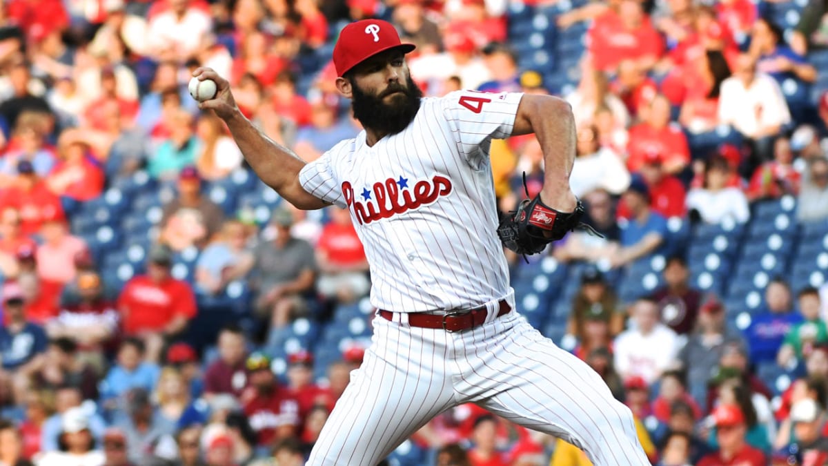 Phillies starter Jake Arrieta is struggling to strike hitters out