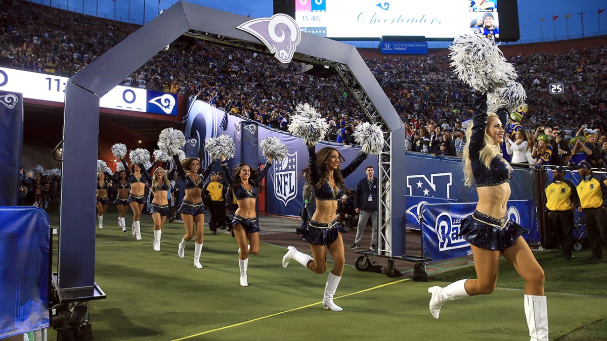 Gay L.A. Rams cheerleader Quinton Peron is proud to be a