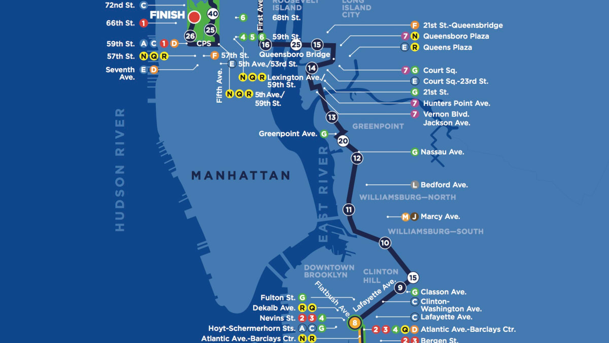 Készlet Tapasztalt személy tartozik what is the new york marathon route ...
