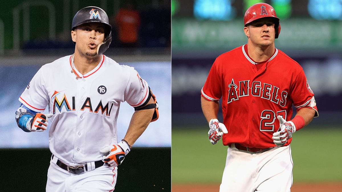 Giancarlo Stanton, Mike Trout running second in MVP races - Sports  Illustrated