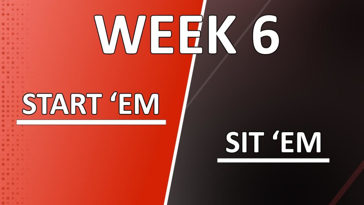 Start 'Em Sit 'Em Week 6: Anderson, Isaiah Crowell And