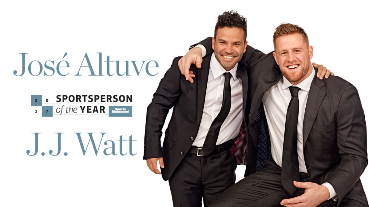 Houston Texans J.j. Watt And Houston Astros Jose Altuve Sports