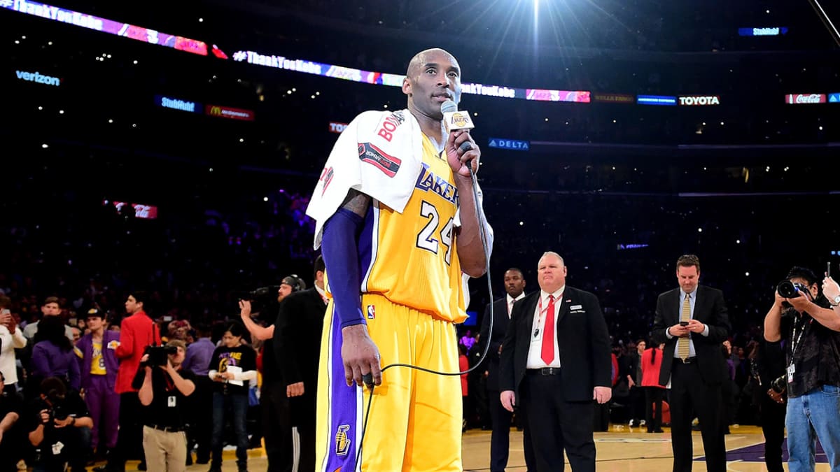 Lakers honor Kobe Bryant one more time at jersey retirement ceremony –  Orange County Register