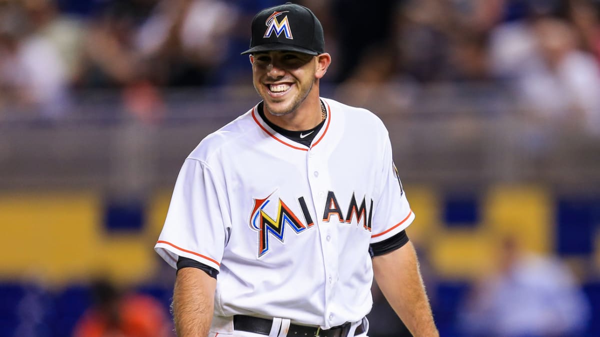 Jose Fernandez's pitching performance was so good that Barry Bonds kissed  him