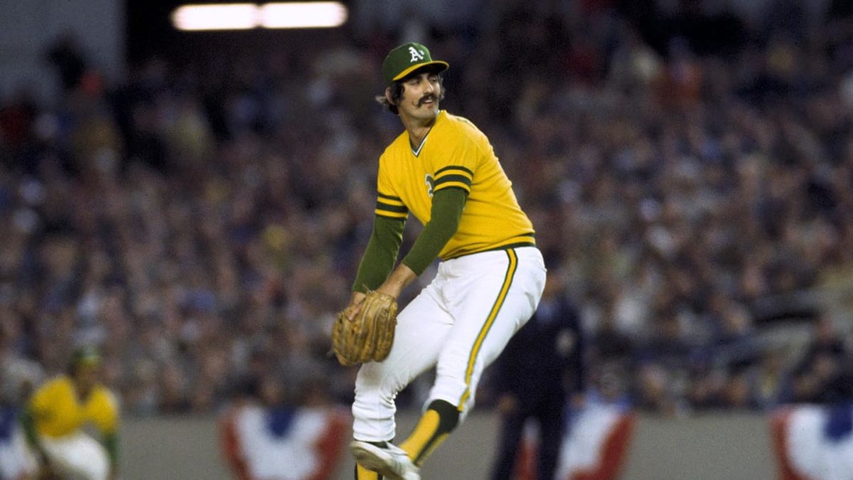 Rollie Fingers 1973 Oakland Athletics Throwback Jersey