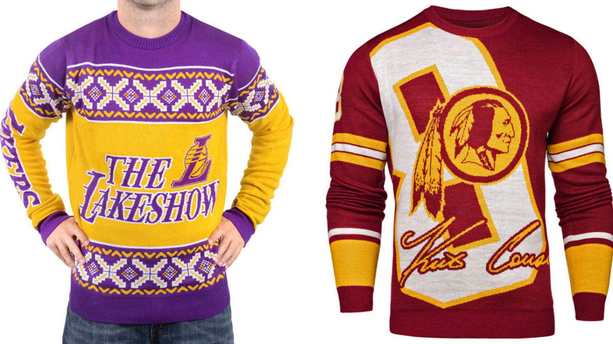 Los Angeles Lakers Sports Football American Vintage Christmas Pattern Ugly  Christmas Sweater