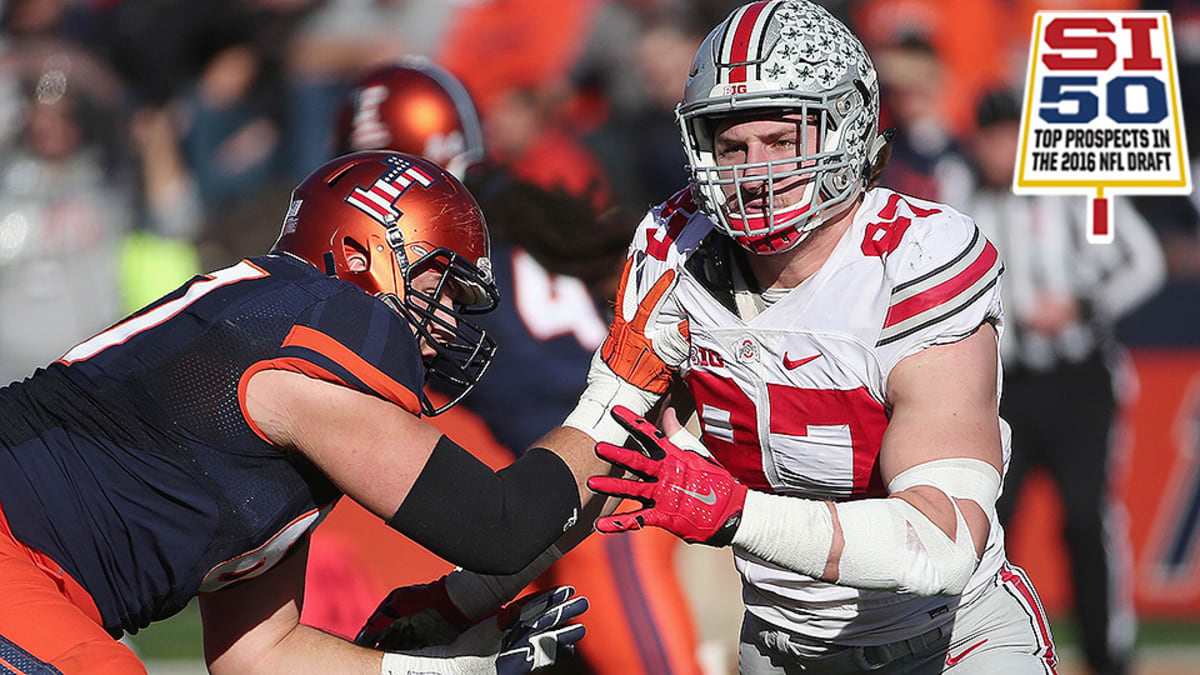 WATCH: Chargers' Joey Bosa bull rushes way to sack against Carolina