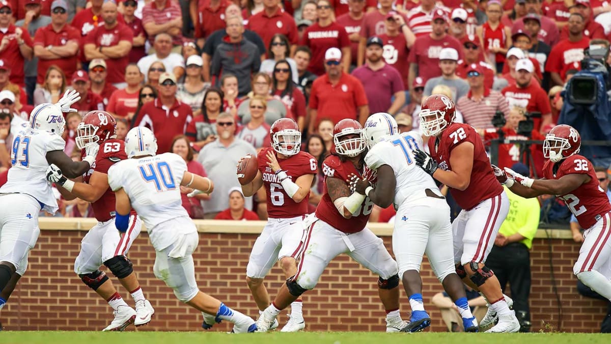 Youth Baker Mayfield Oklahoma Sooners #6 Jordan Brand Game White