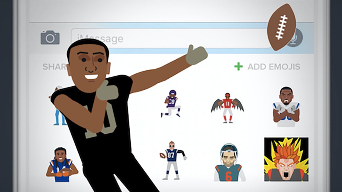 NFL emoji keyboard lets users send custom player emojis - Sports Illustrated