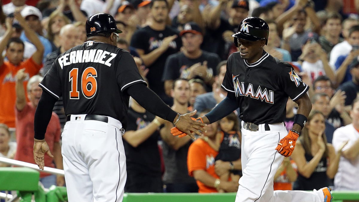 Dee Gordon attends Heat game as they pay tribute to Jose Fernandez