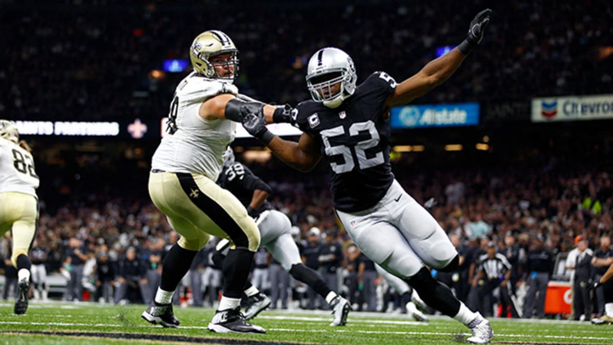 Oakland Raiders star Khalil Mack's high school jersey retired by the  Westwood Panthers