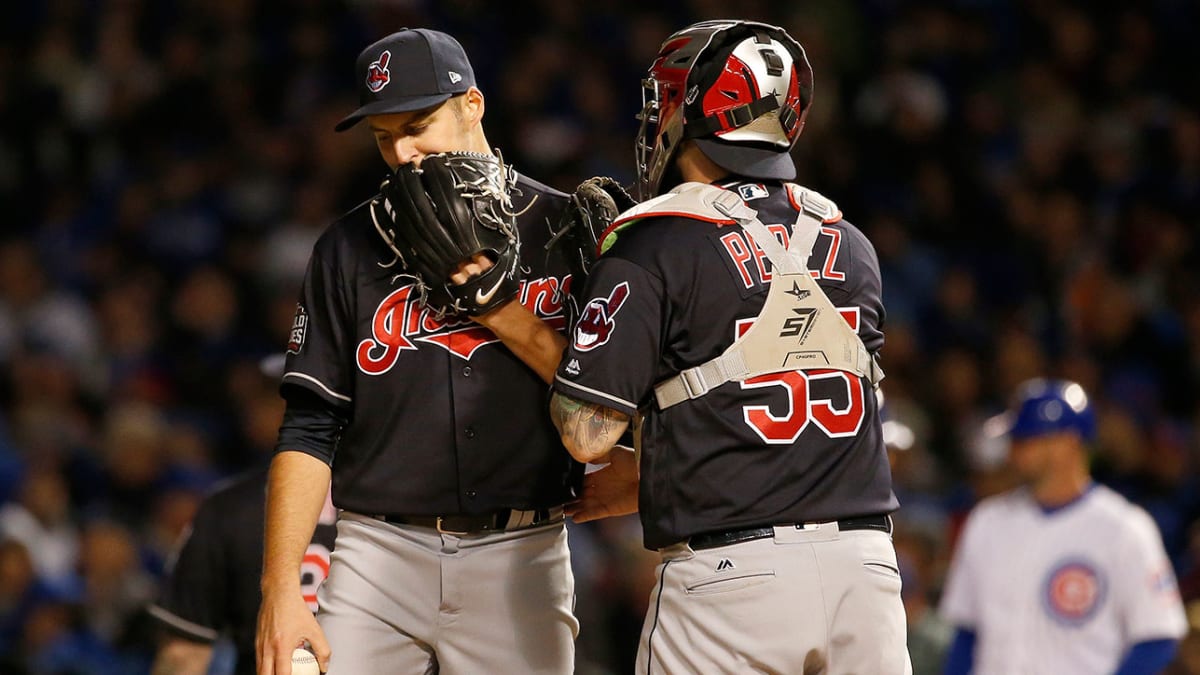 Trevor Bauer Game Used Jersey, 2016 World Series vs. Chicago Cubs