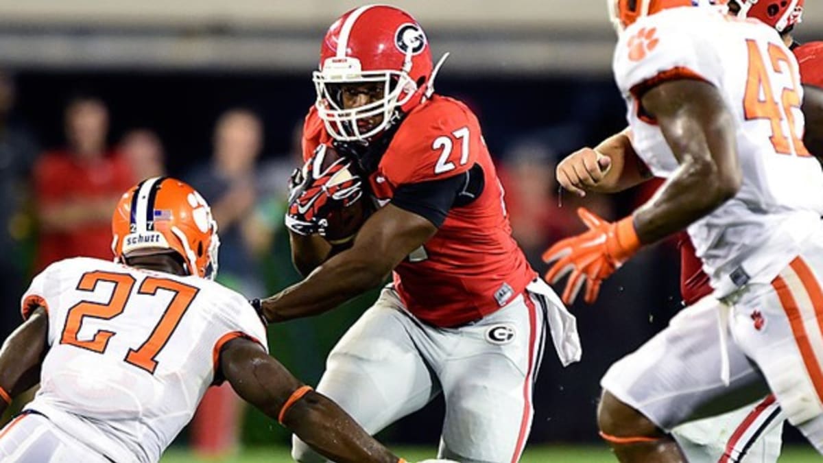 Georgia Running Back Nick Chubb Has Huge First Half Replacing Todd Gurley